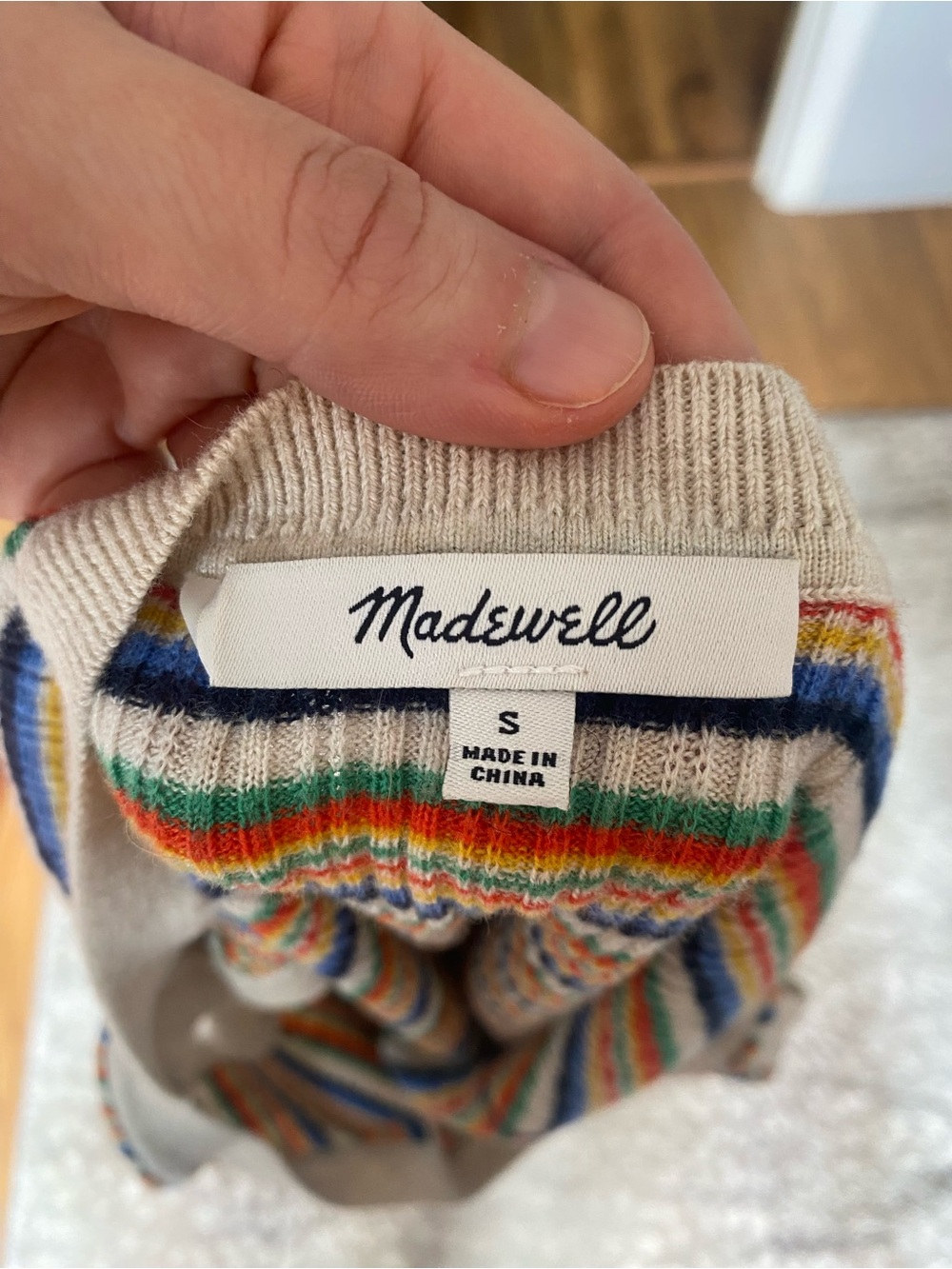 Madewell Striped Chapman Sweater Tank - Picture 6 of 8